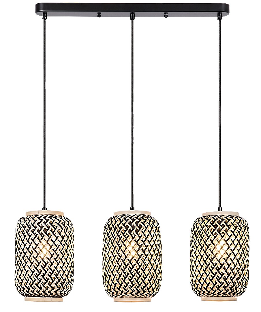 Závěsné svítidlo Adalla matná černá E27 3×40W RABALUX 72093
