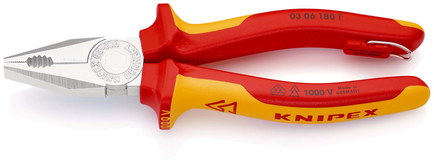 KNIPEX 03 06 180 T Kleště kombinované TT