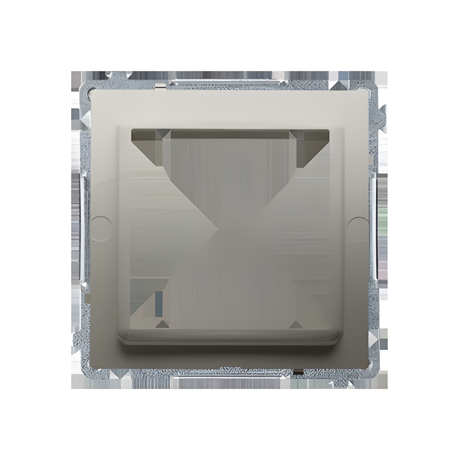 Adaptér přechodový SIMON BASIC BMA45M/29, (průchodka) pro zařízení standardu 45 × 45 mm, saténová