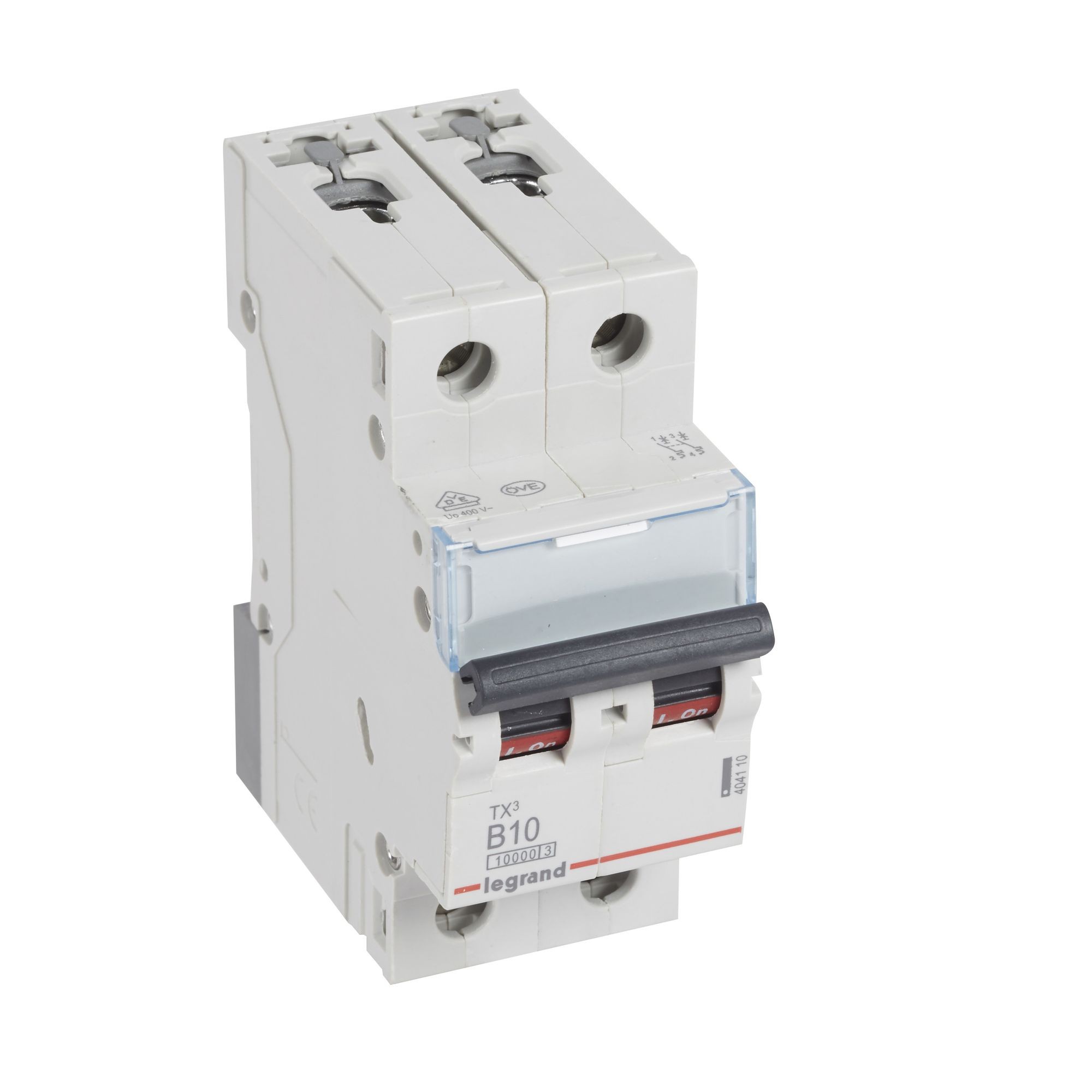 Jistič dvoupolový LEGRAND 404110 TX3 2P B10 10000A