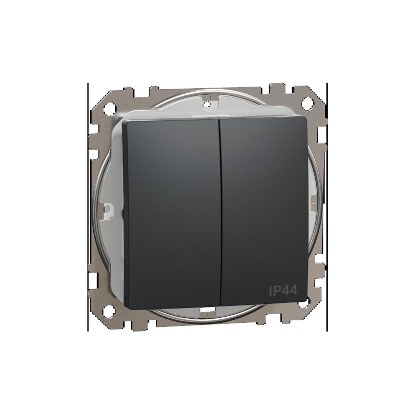 Schneider Electric Sedna Design/Elements vypínač IP44 č.5 antracit SDD214105