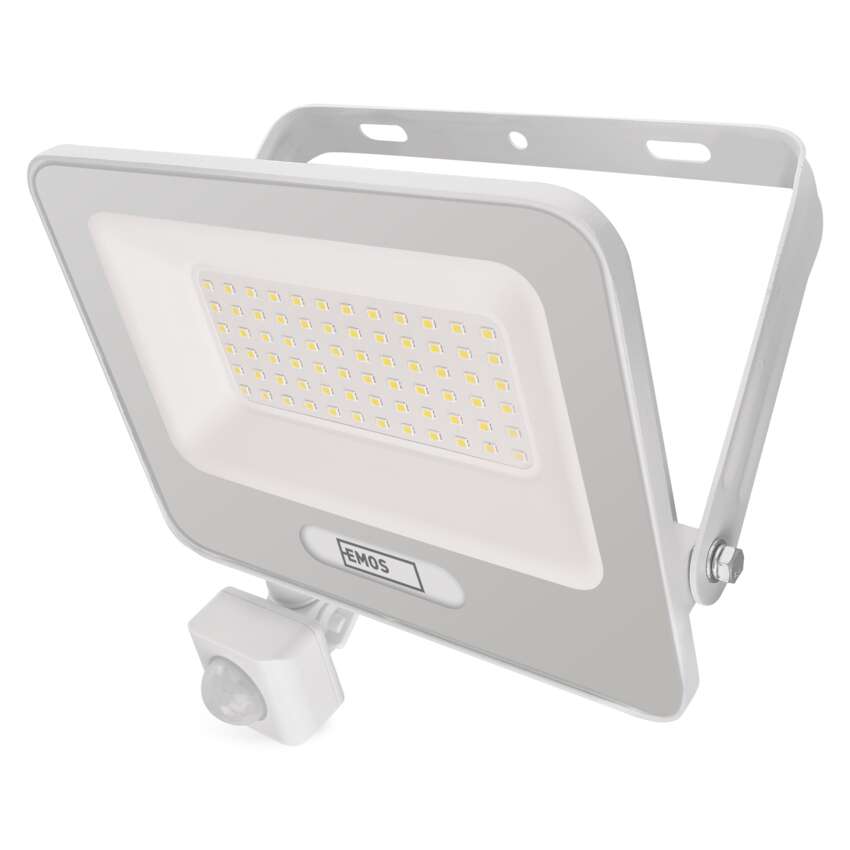 EMOS ZS2344W LED REFLEKTOR GLARO B PIR 50W 5000LM IP54 NW PIR