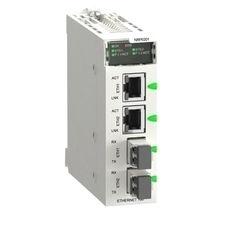 SCHN BMXNRP0201 >Modicon x80 media konvertor, 2xRJ45 Ethernet, 2xLC konektory, single-mode RP 0,27kč