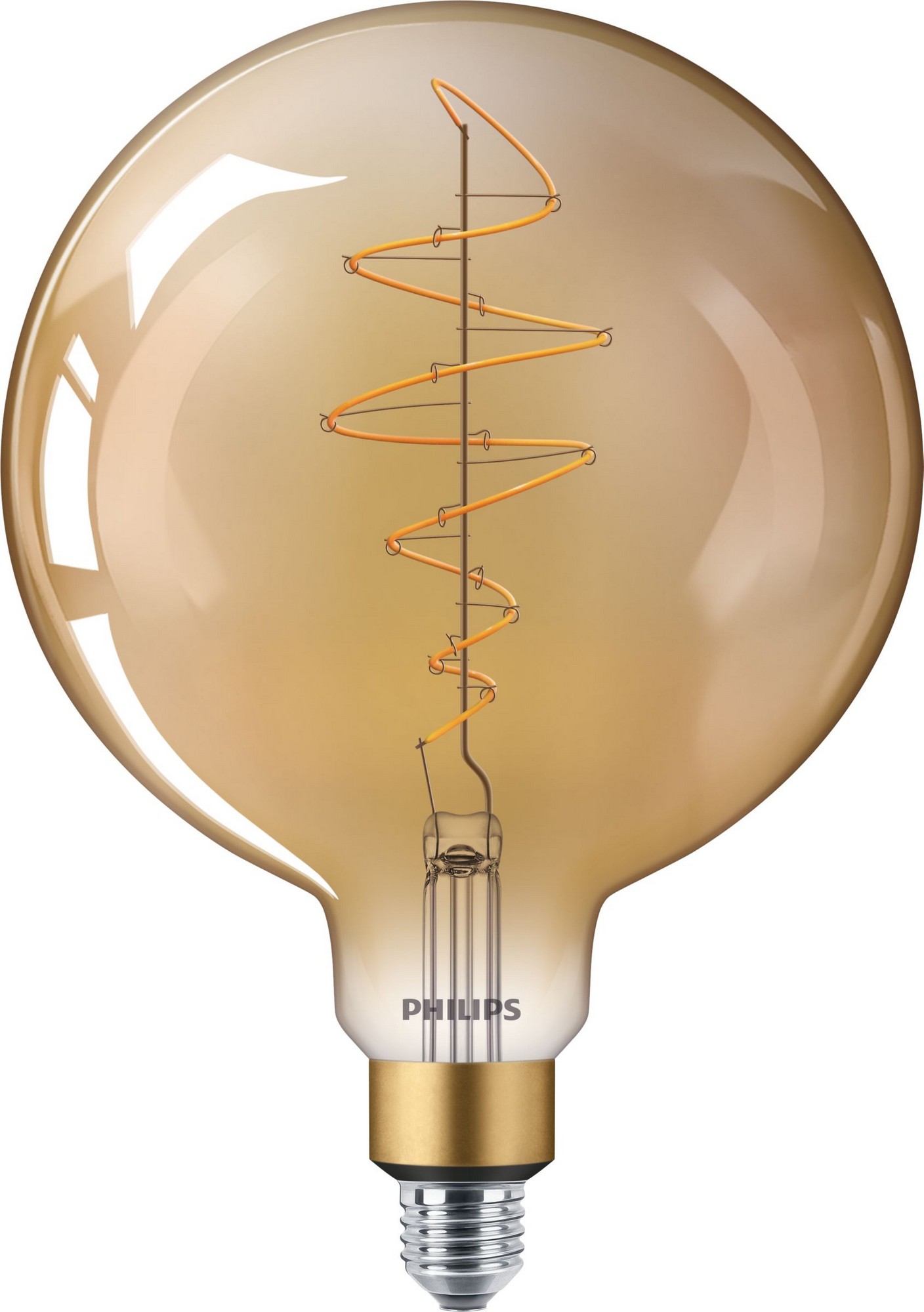 LED žárovka PHILIPS LED classic-giant 40W E27 G200 GOLD DIM