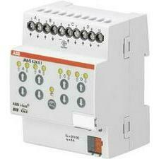 ABB 2CDG110128R0011 KNX Řadový žaluziový akční člen 4násobný, 24 V DC, detekce pohybu a man. ovládán