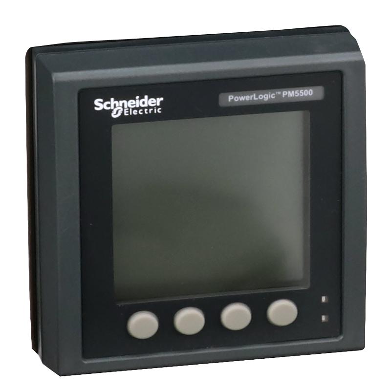 SCHN METSEPM5563RD Analyzátor PM5563 na DIN, Modbus, Ethernet, 4DI/2DO, ext. displej