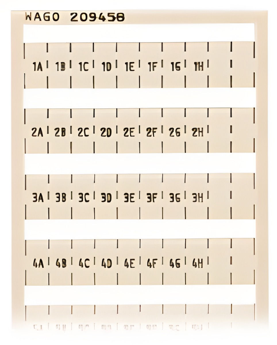 WAGO 209-458 Popisovací karta WSB