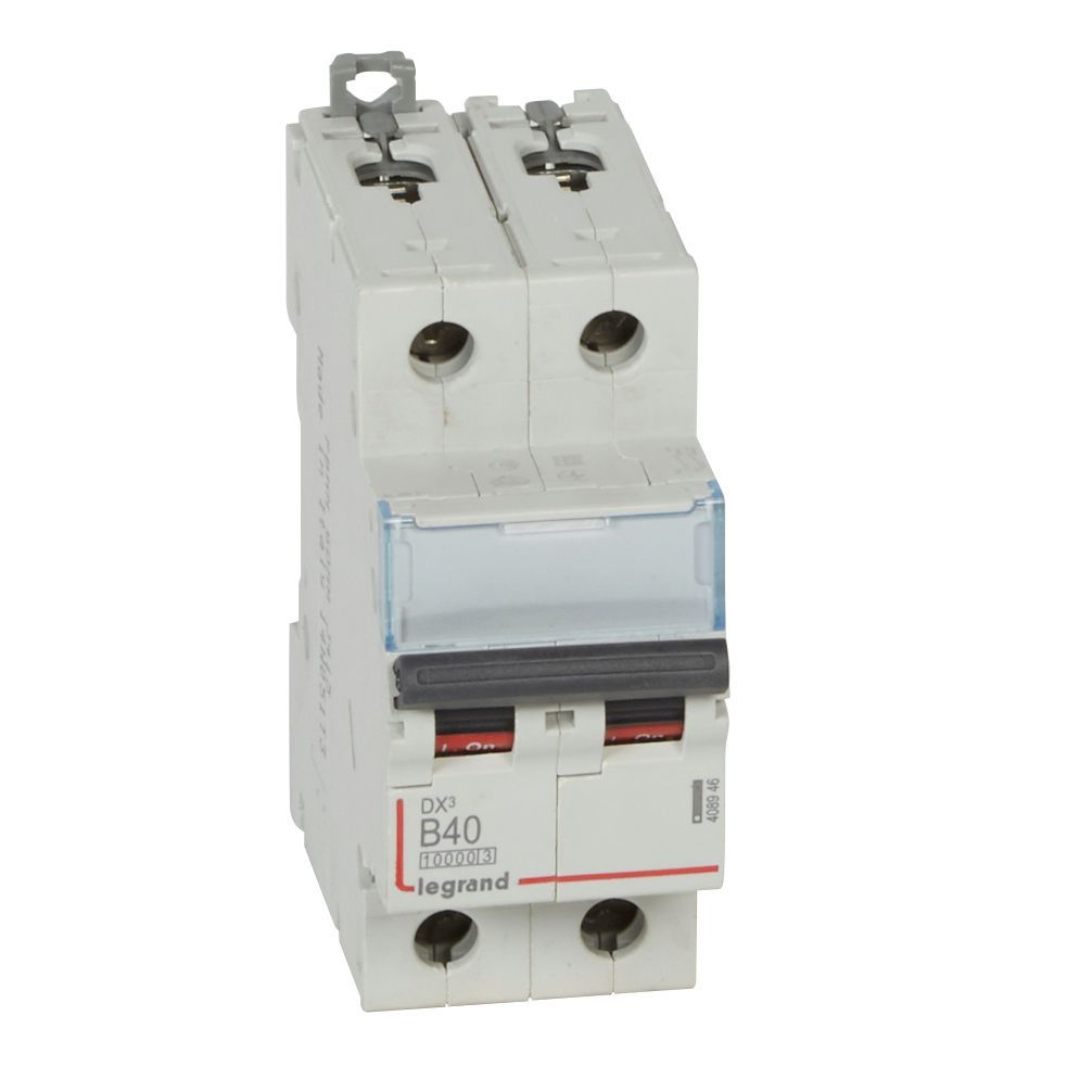 Jistič dvoupolový LEGRAND 408946 DX3 2P B40 10000A/16KA