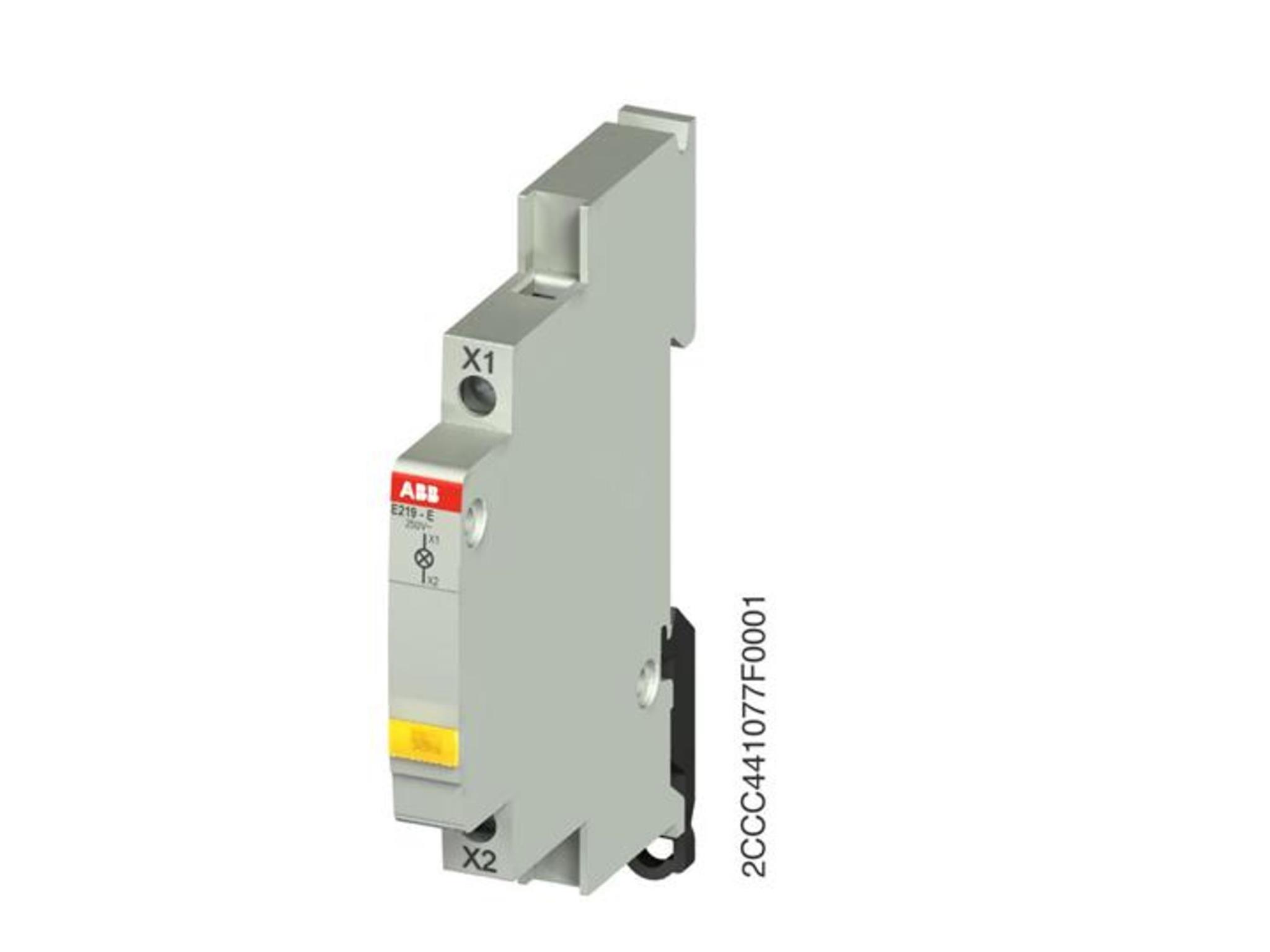 ABB 2CCA703423R0001 E219-E48, Signálka ,12-48V~=,žlutá