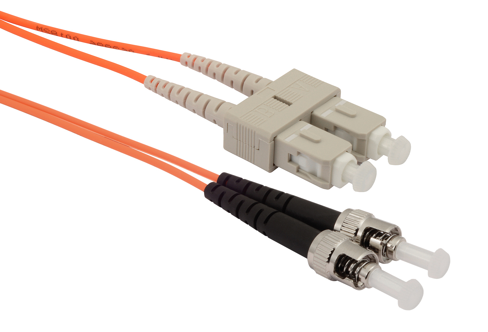 Patch kabel SOLARIX SXPC-SC/ST-UPC-OM2-2 m-D, SC/UPC-ST/UPC, Multimode, 50/125, OM2, Duplex, 2 m