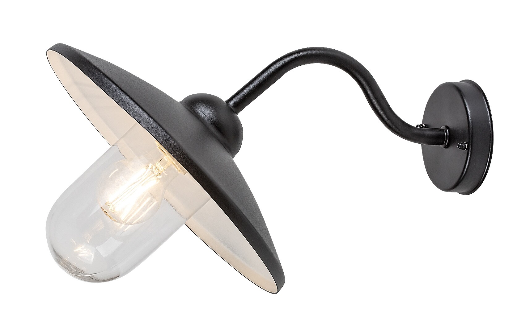 Venkovní nástěnné svítidlo Vigo matná černá E27 1×60W RABALUX 8686