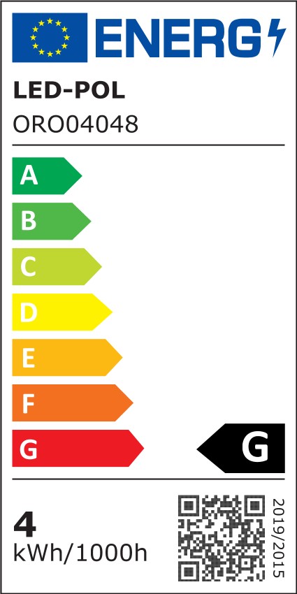 LED žárovka LED-POL Fl Goldie E27 G95 4W teplá bílá