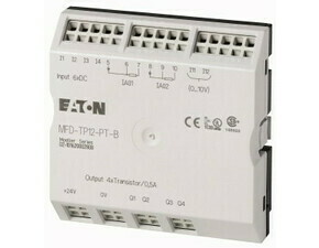 EATON 106043 MFD-TP12-PT-B Jednotka I/O, 24VDC, 6 vstupů, 4 výst. tranz., 2 tepl. moduly