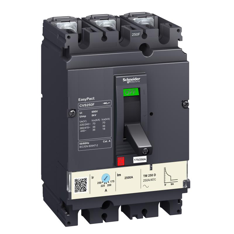 SCHN LV525333 CVS250F TM250D 3P 36kA