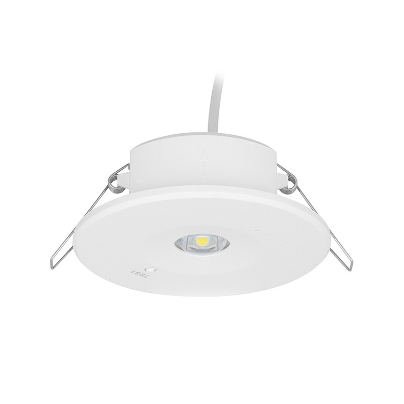 MC LED Zapuštěné nouzové svítidlo Daun O,2W, 2Ah, 3h doba zálohy, antipanik, 6000K