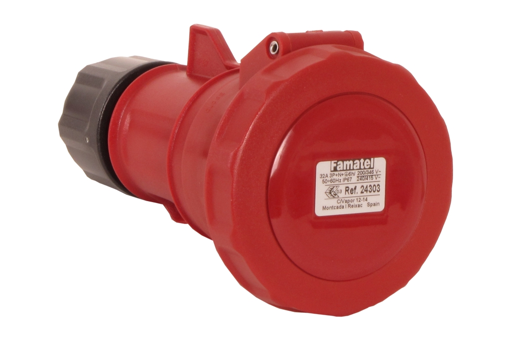 FAM Spojka 24303 IP67/400V/32A/5P 6h, přímá - SpeedPRO