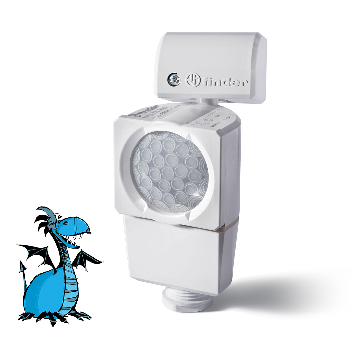 FINDER 18.11.8.230.0000 Čidlo pohybové, 1Z/10 A, 230 V AC, extP