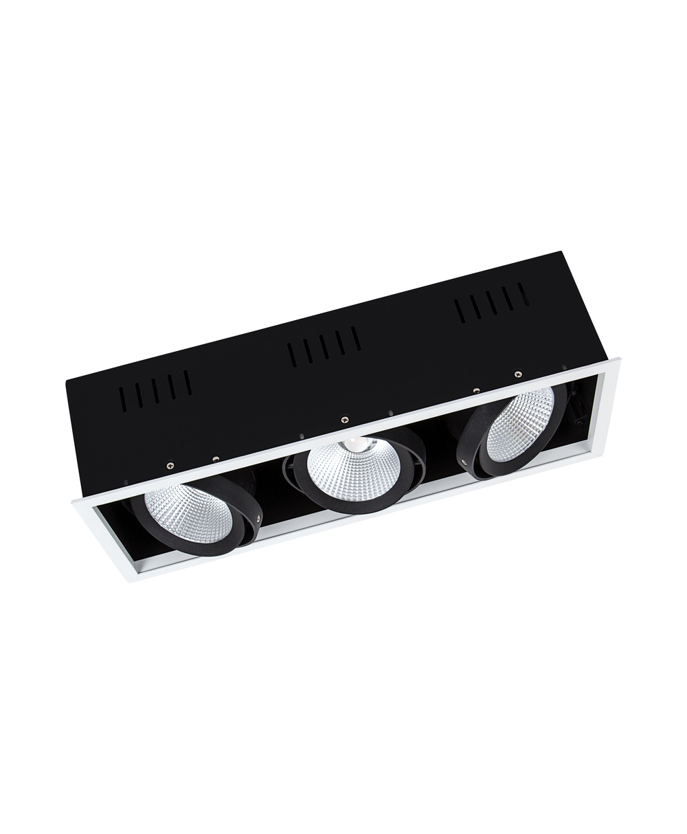LED svítidlo spotové LEDVANCE SP MULTI 3X30W/4000K FL WT/BK