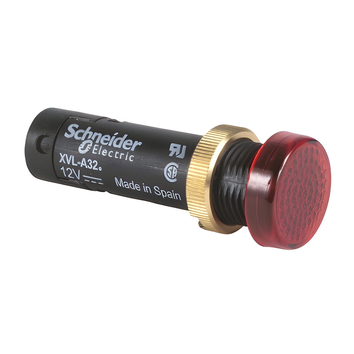 SCHN XVLA334 Signálka s LED - 12 mm , 24 V,červená