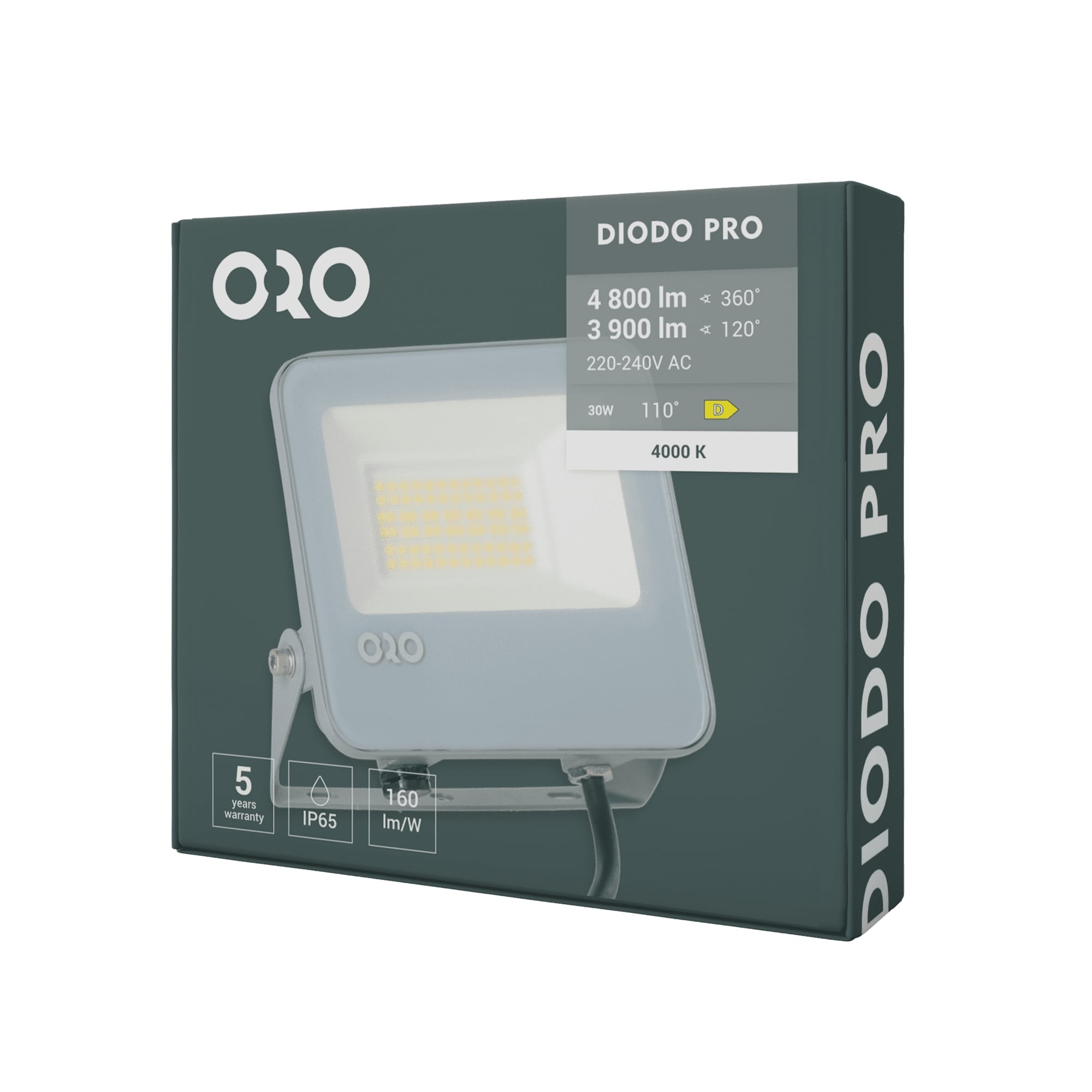 LED reflektor LED-POL Diodo PRO 30W neutrální bílá
