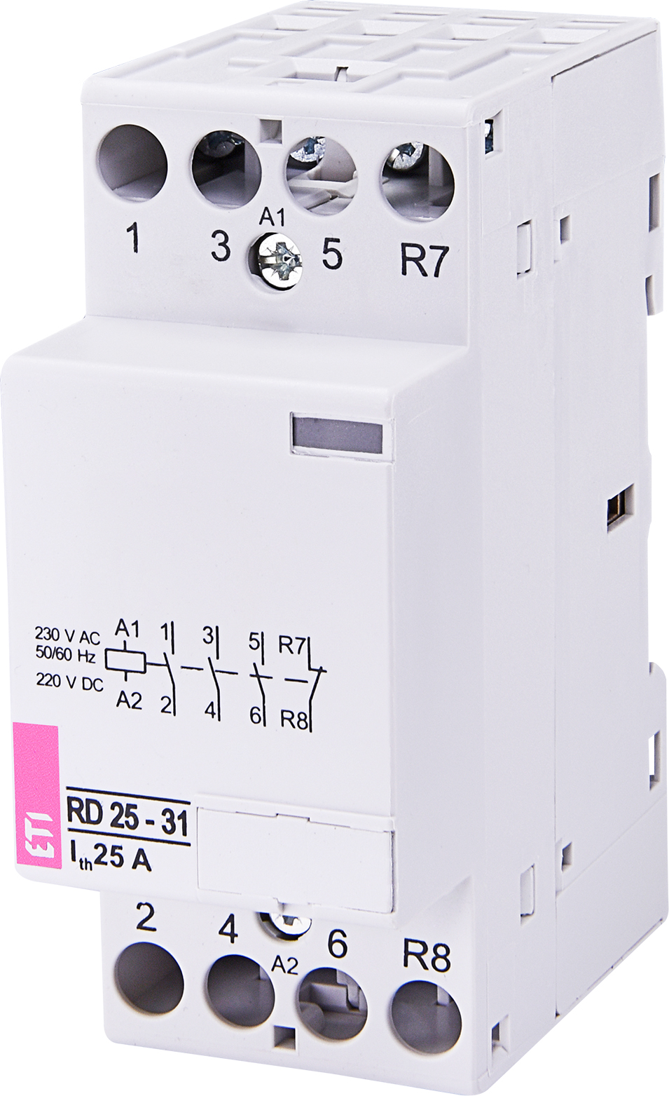 ETI 002464012 modulární stykač, RD 25-31-230V AC/DC