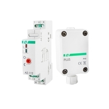 EL 1000913 Spínač soumrakový FiF AZ-112 PLUS, 2-1000lux, 16A, 230V, s ext. čidlem, IP65, šedý, na DI