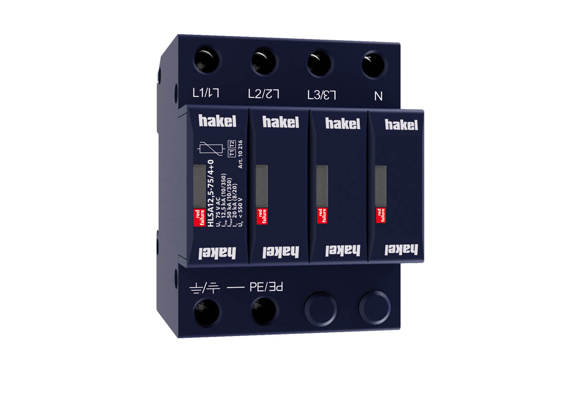 HAKEL 10216 HLSA12,5-75/4+0 SPD typ 1+2