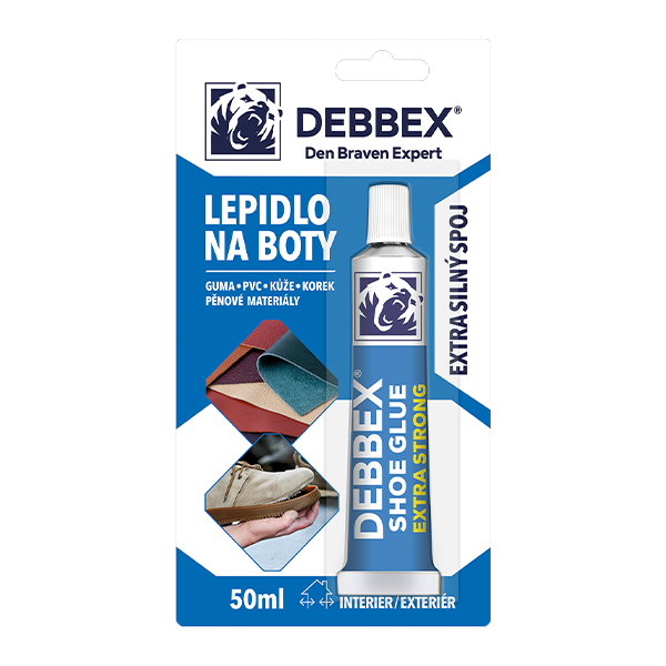 Lepidlo na boty DEBBEX 60050DBX/ SHOE GLUE 50ml  blistr