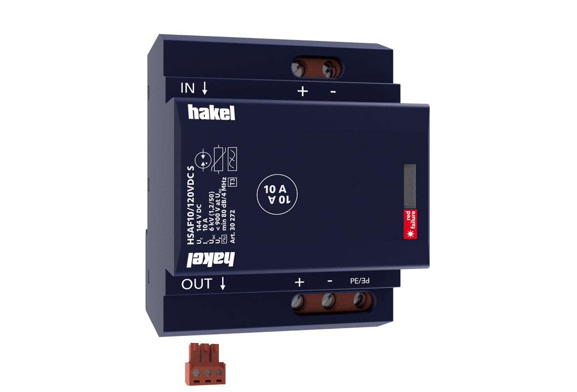HAKEL 30272 HSAF10/120VDC S SPD typ 3 s VF filtrem DC