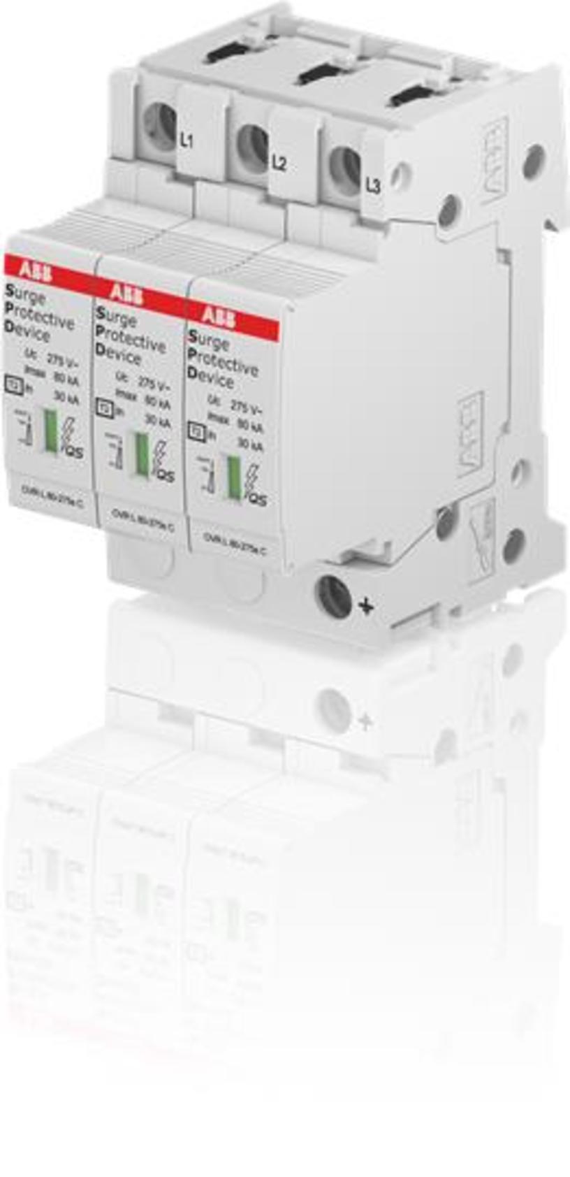 ABB 2CTB815708R1800 OVR T2 3L 80-275s P QS