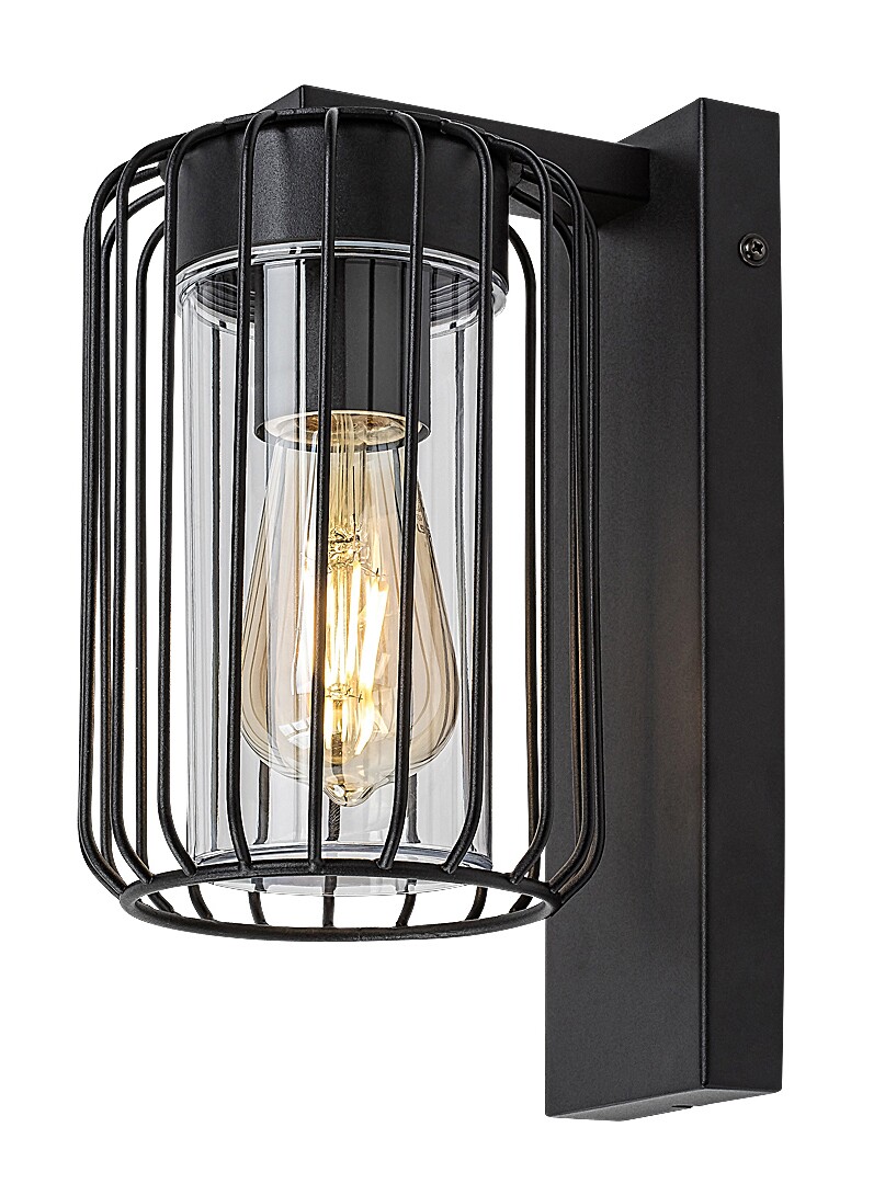 Venkovní nástěnné svítidlo Tarpa černá E27 1×40W RABALUX 77106