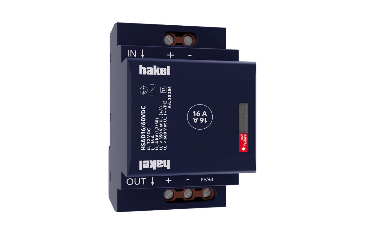 HAKEL 30254 HSAD16/60VDC SPD typ 3 DC