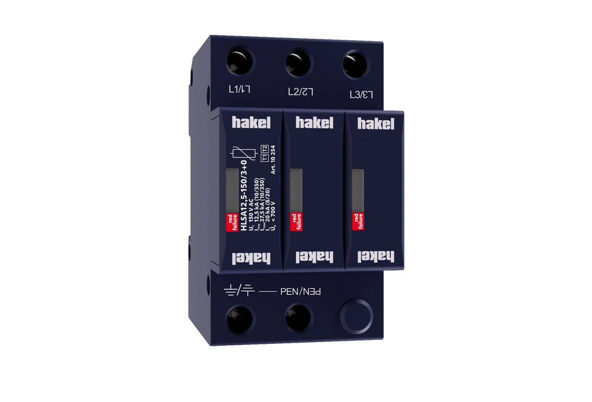 HAKEL 10254 HLSA12,5-150/3+0 SPD typ 1+2