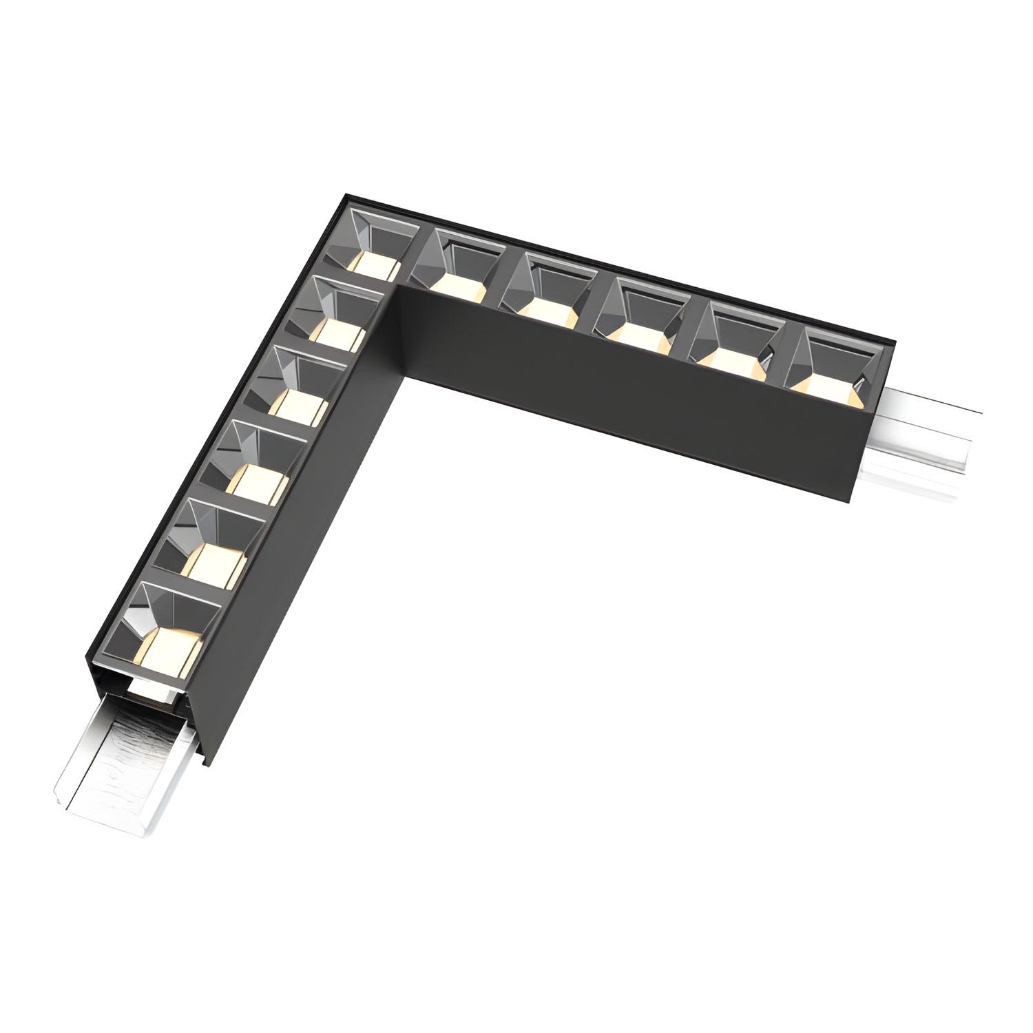 LED svítidlo LED-POL Raggio Black L Connect