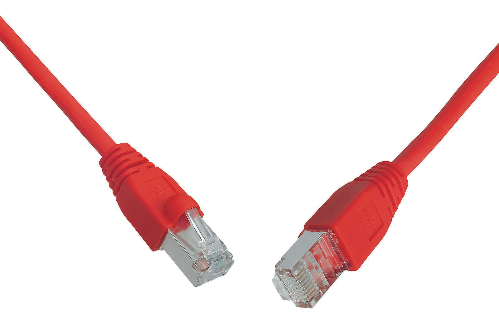 Patch kabel SOLARIX C6-315RD-10 mB, CAT6, SFTP, PVC, snag-proof, 10 m, červená