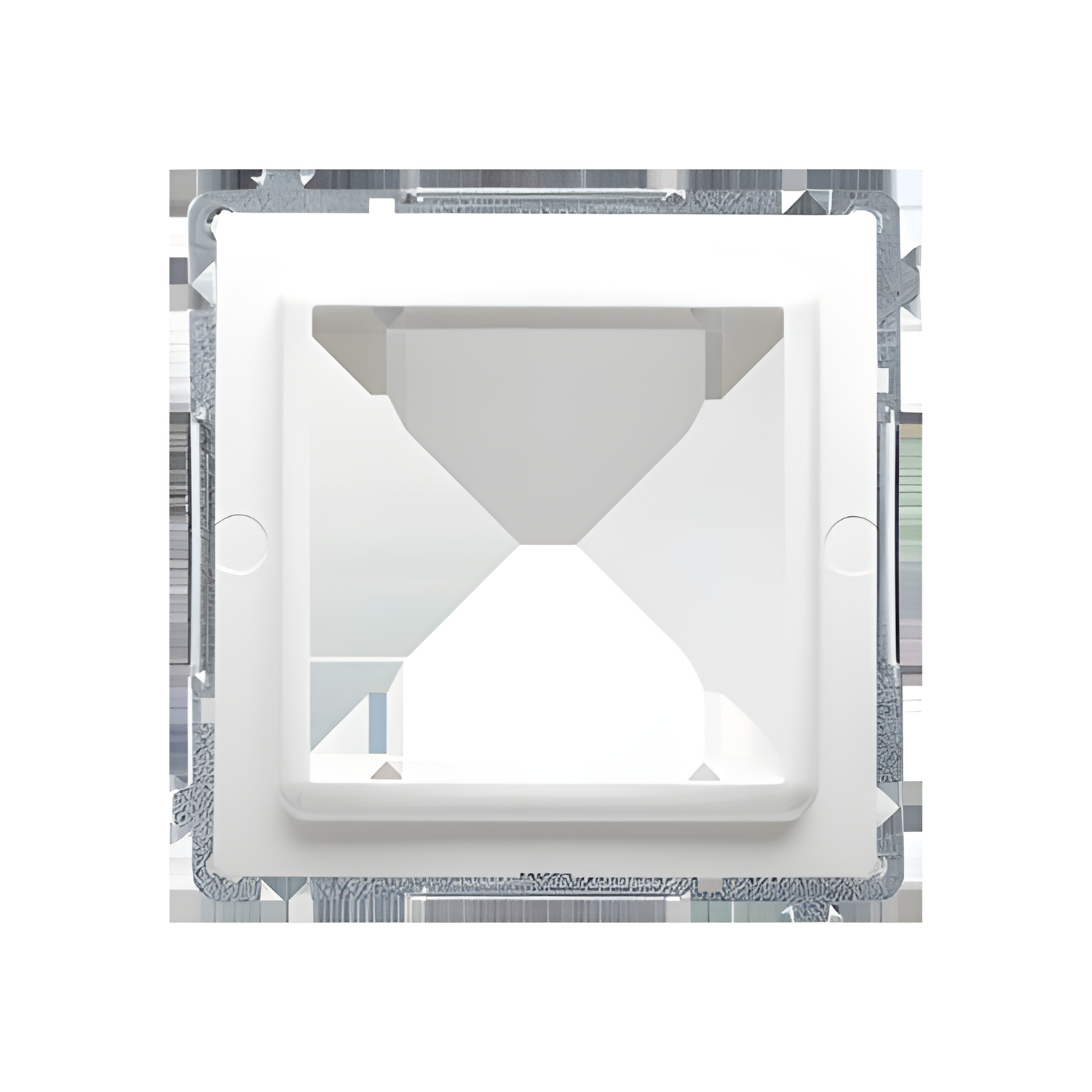 Adaptér přechodový SIMON BASIC BMA45M/11, (průchodka) pro zařízení standardu 45 × 45 mm, bílá