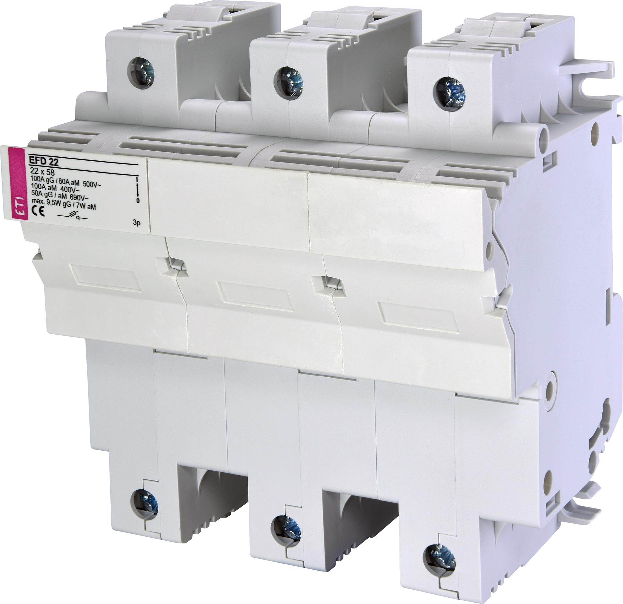 ETI 002570004 pojistkový odpínač, EFD 22 3p