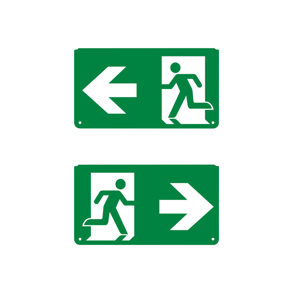 Piktogram LEDVANCE EM EXIT PICTO LEFT RIGHT EUE