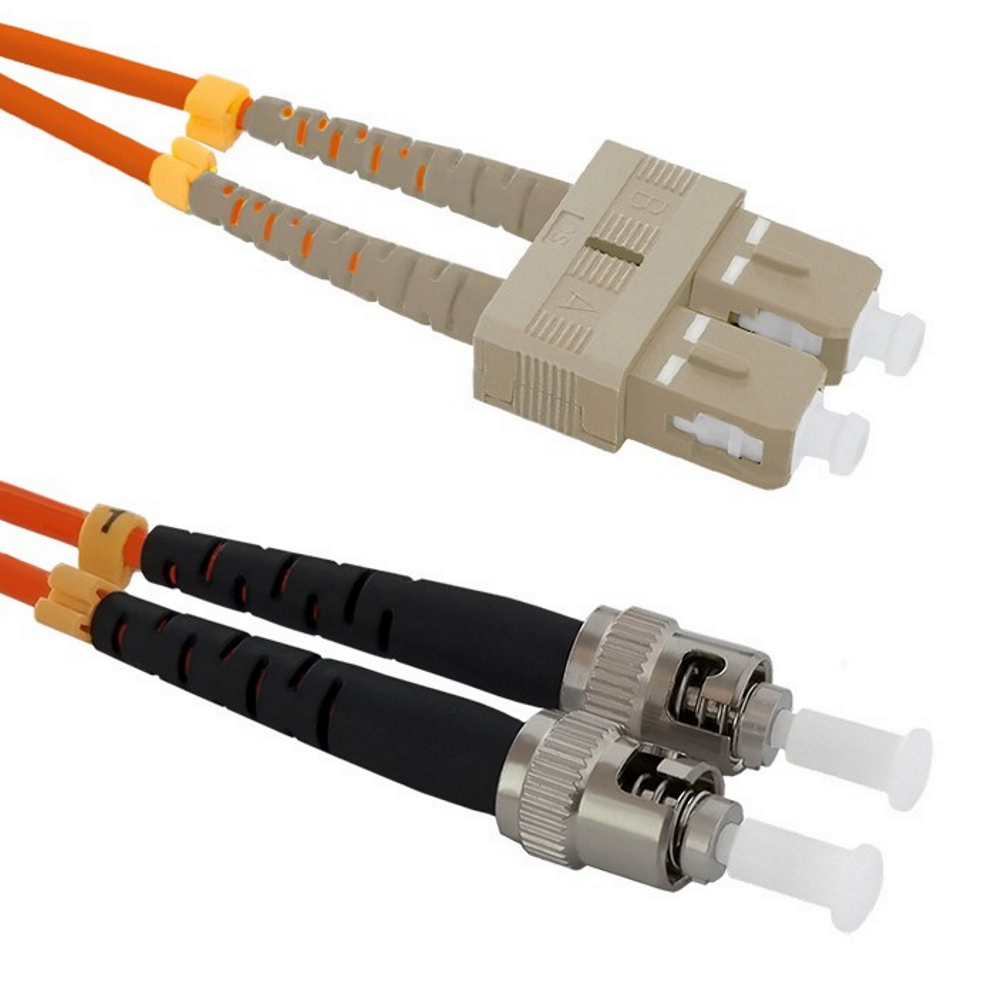 Patch kabel WIREX PO5DSTSC1, ST/UPC-SC/UPC, Multimode, 50/125, Duplex, OM2, 1 m