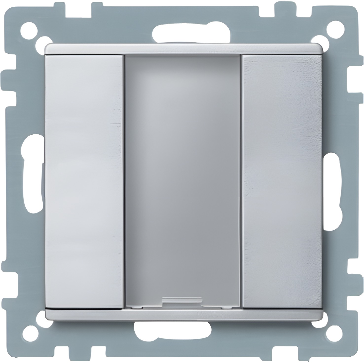 SCHN MTN627560 KNX tlač. panel 1-násobný plus, Aluminium, System M