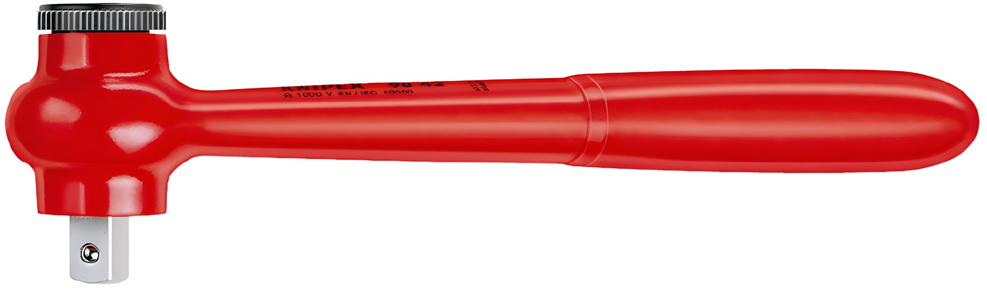 KNIPEX 98 42 Ráčna přestavitelná 1/2, s kotoučem