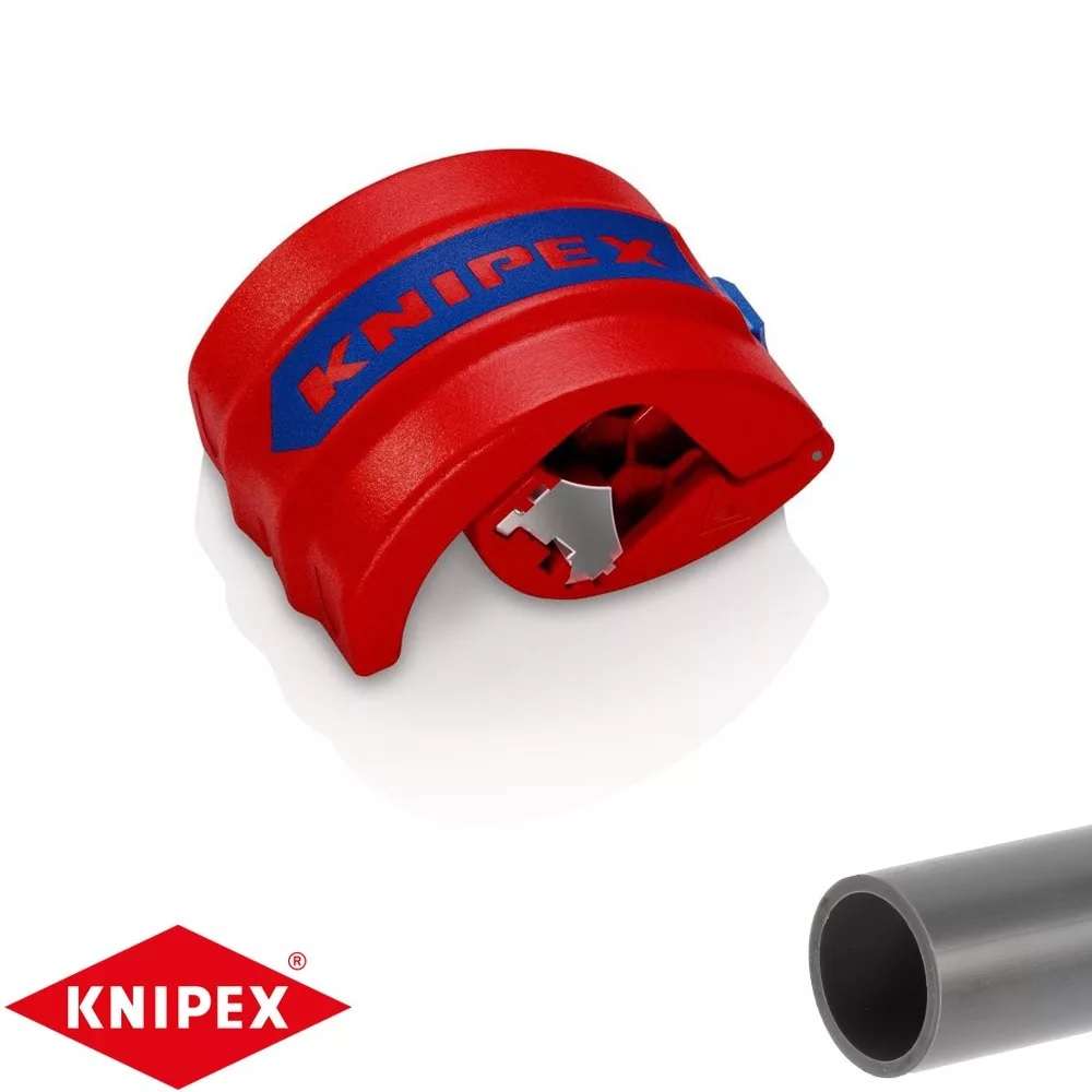 Nůž na trubky KNIPEX 90 22 10 BK, řezání plastových trubek