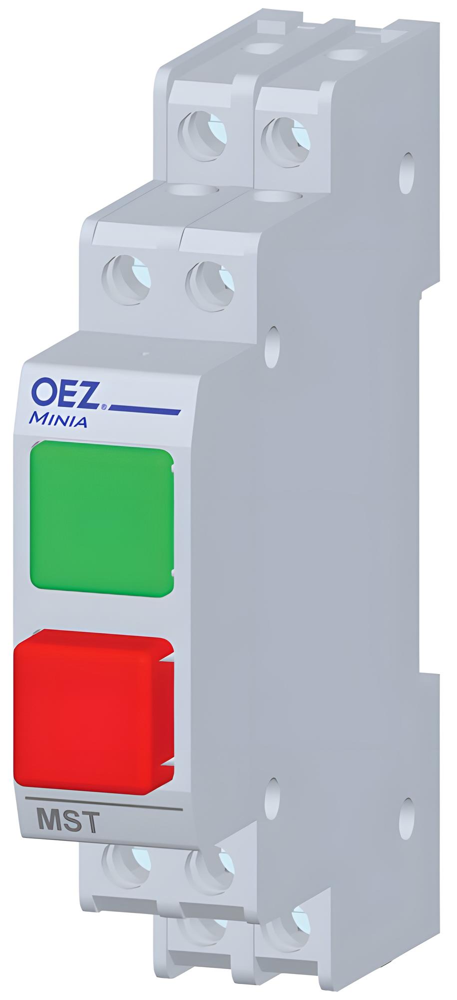Tlačítkový spínač OEZ:35555 MST-22, Ith 25 A, Ue AC 230/400 V, 2x zapínací kontakt (2NO), 2x
