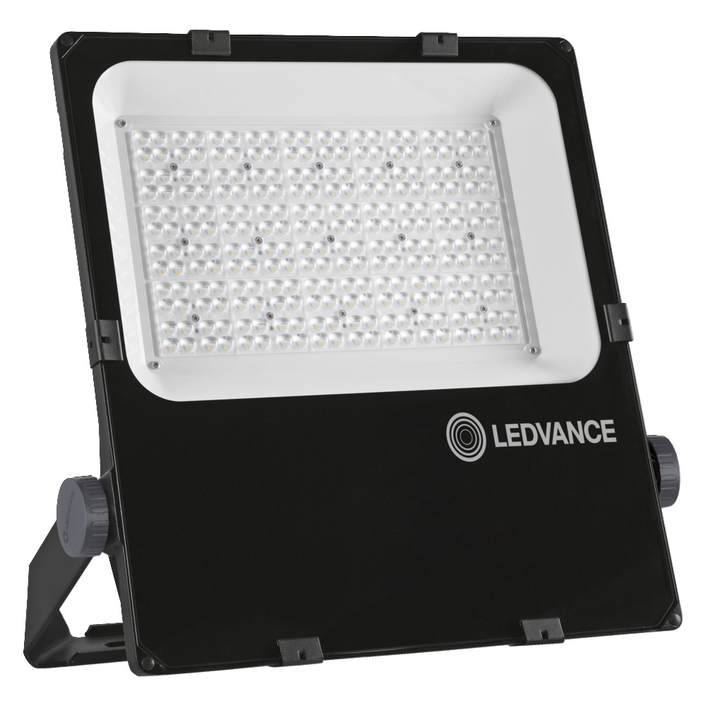 LED reflektor LEDVANCE FL PFM DA 200W 4000K SYM 60 BK, černá