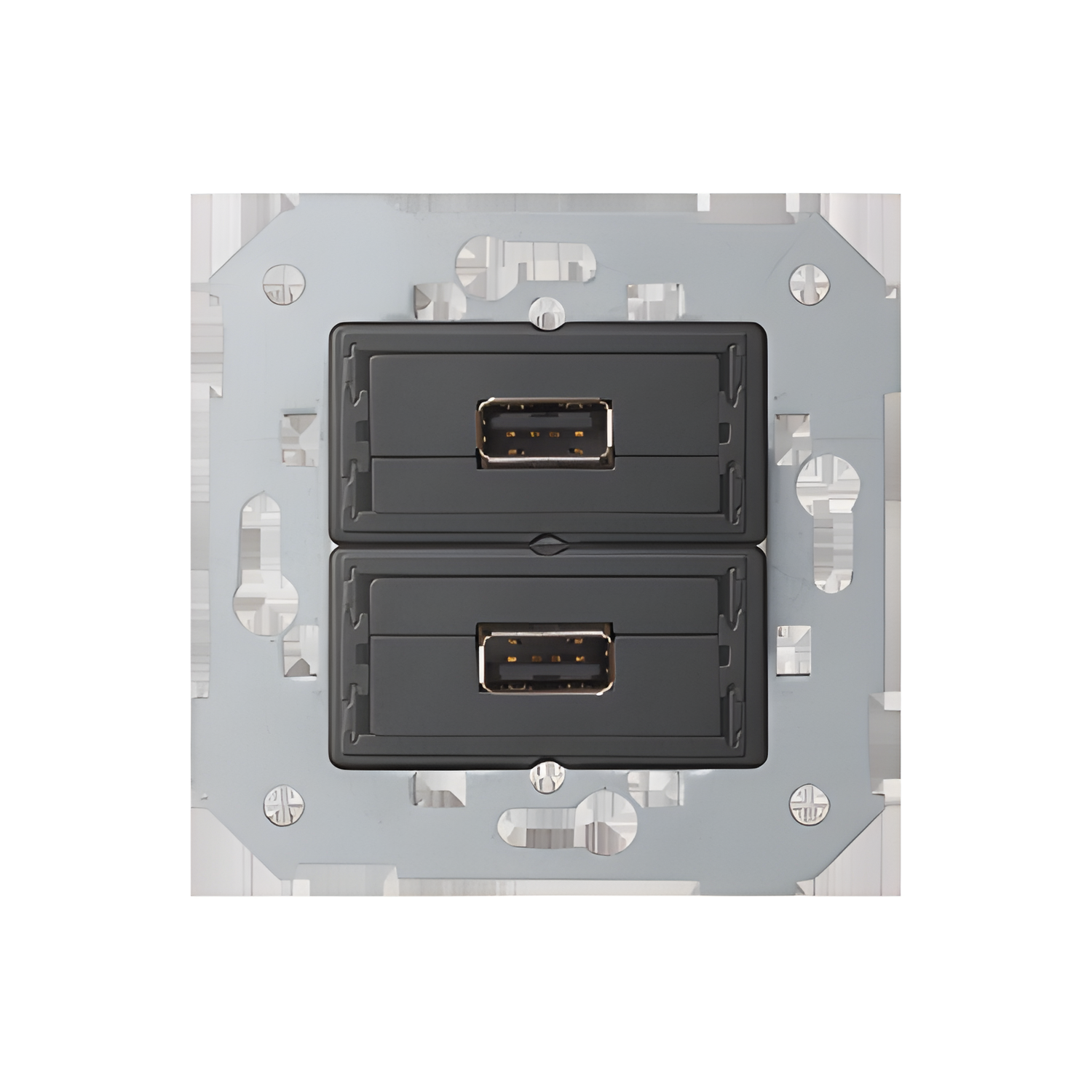 Zásuvka USB SIMON 82 7501090-039, 2 násobná (2.0) typ A,