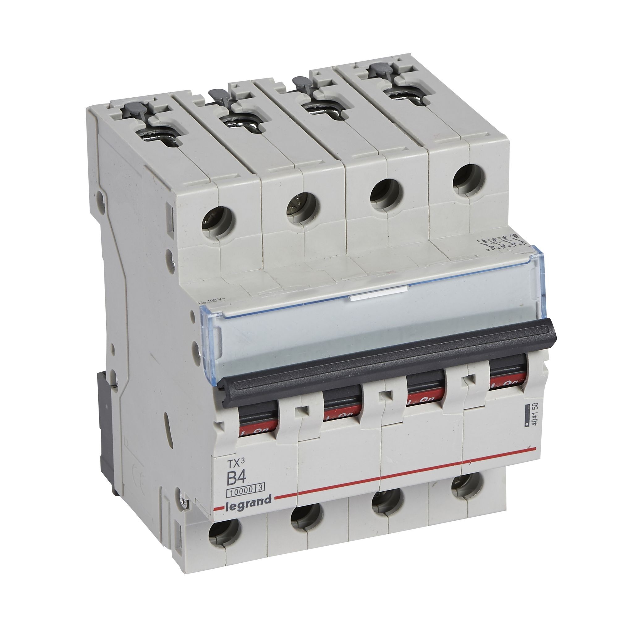 Jistič čtyřpolový LEGRAND 404150 TX3 4P B4 10000A