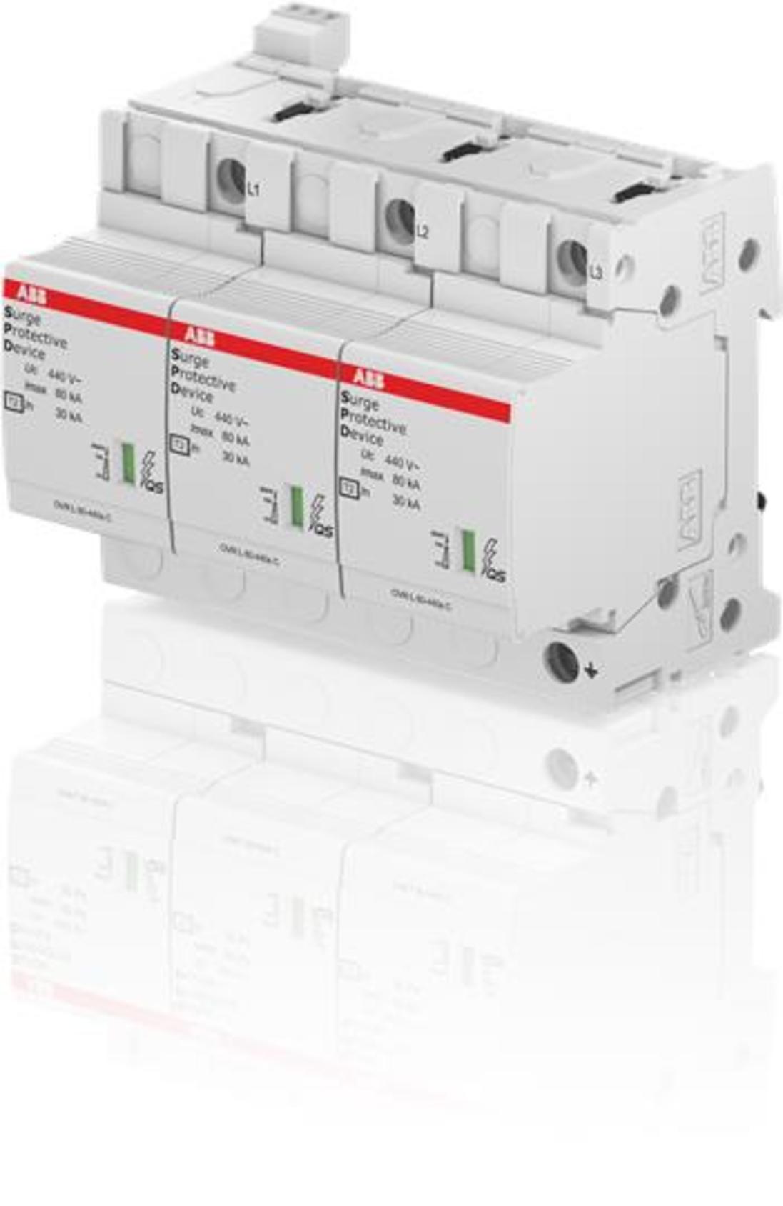 ABB 2CTB815708R3500 OVR T2 3L 80-440s P TS QS