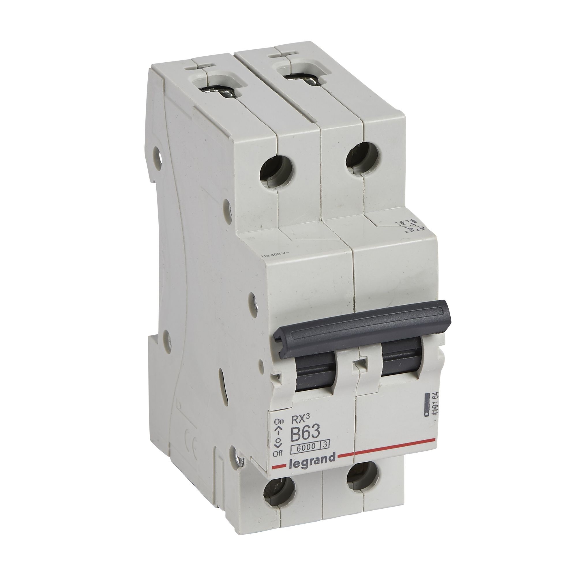 Jistič dvoupolový LEGRAND 419164 RX3 2P B63 6000A