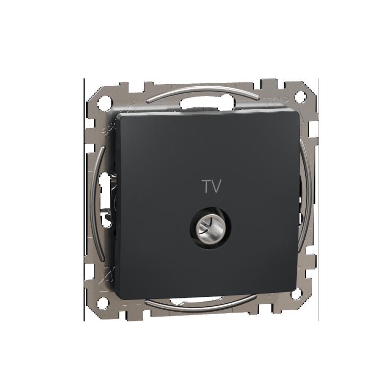 SCHN SDD114471 Sedna D/E - TV zásuvka koncová 4dB, Antracit