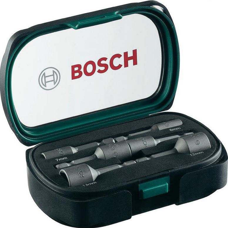 Sada nástrčných klíčů Bosch 6–13 mm 6 ks